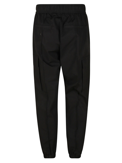 Shop Versace Informal Poplin Trousers In Black