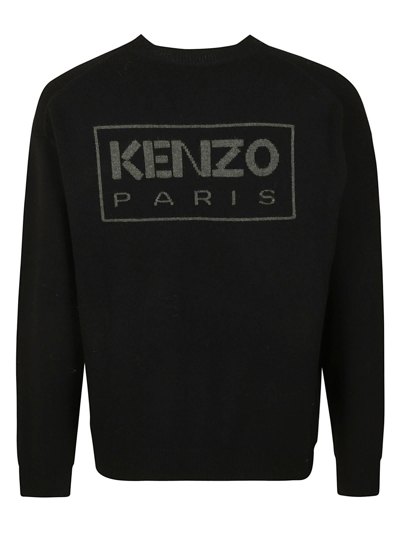 Shop Kenzo Paris Regular Jumper In Black
