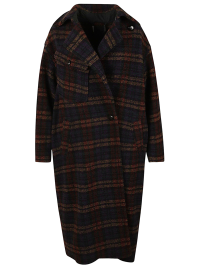 Shop Isabel Marant Laurie Coat In Black