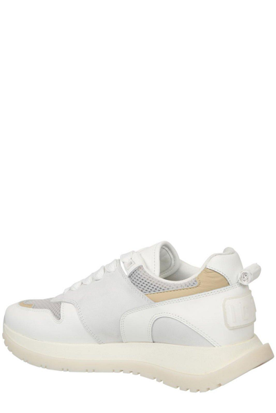 Dsquared2 Panelled Lace-up Sneakers In White