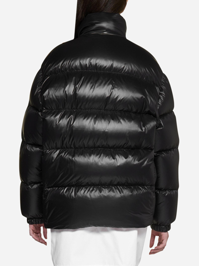 Shop Prada Quilted Re-nylon Padded Jacket In Black