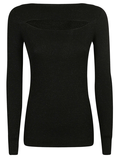Shop P.a.r.o.s.h Loulux Sweater In Black