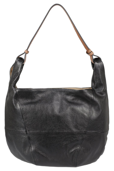 Shop See By Chloé Zipped-detail Hobo Tote Bag In Nero