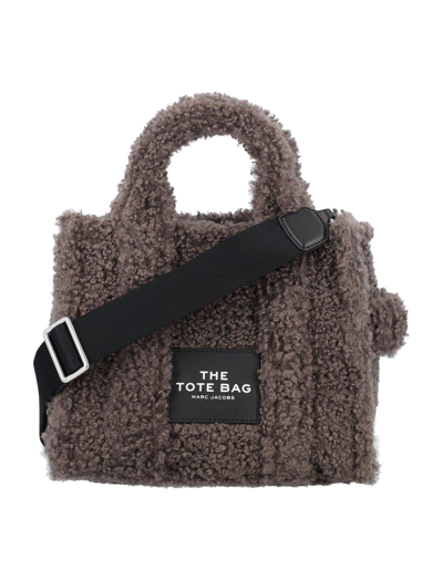 Shop Marc Jacobs The Teddy Traveler Mini Tote Bag In Grey