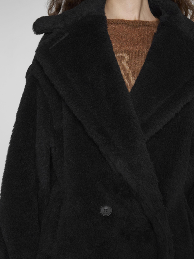 Shop Max Mara Teddy Bear Icon Alpaca And Wool Blend Coat