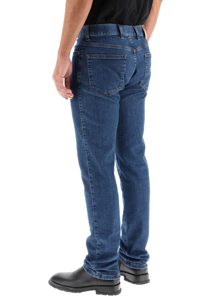 Shop Ermenegildo Zegna Stone-washed Organic Cotton Denim Jeans