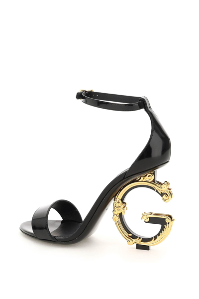 Shop Dolce & Gabbana Dg Barocco Keira Sandals In Nero