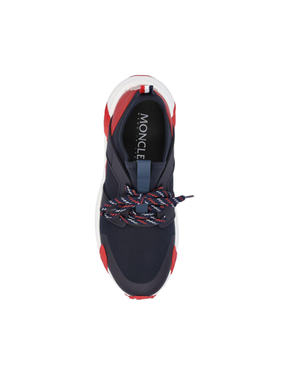 Shop Moncler Lunarove Low-top Sneakers In Blu