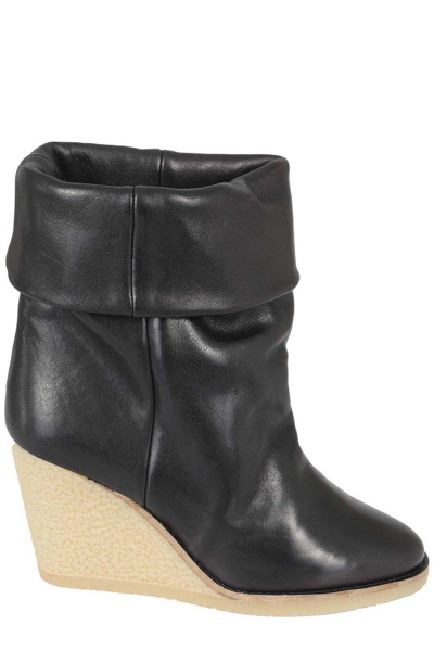 Shop Isabel Marant Totam Almond Toe Boots In Black