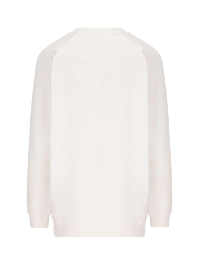 Shop Max Mara Graphic Printed Crewneck Sweatshirt