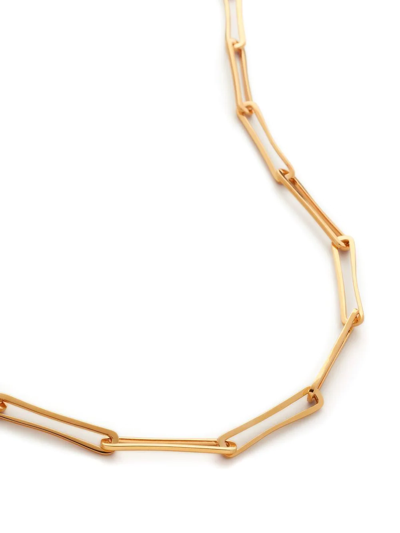 Monica Vinader Alta Adjustable Necklace In Gold