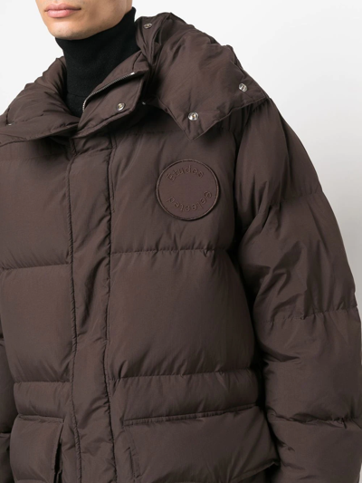 Etudes Studio Detachable-hood Puffer Coat In Brown