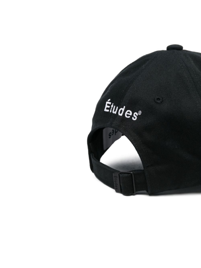Shop Etudes Studio Logo Embroidered Cap In Black