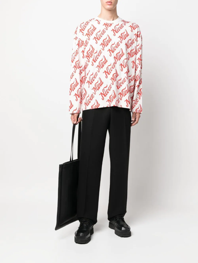 Etudes Studio Nevermind Long-sleeved Sweatshirt In White