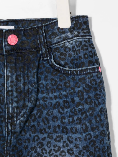 Shop The Marc Jacobs Cheetah-print Jeans In Blue