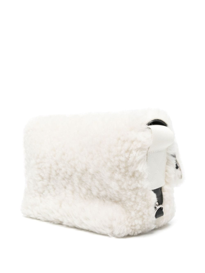 Shop Jil Sander Utility Shoulder Bag In White