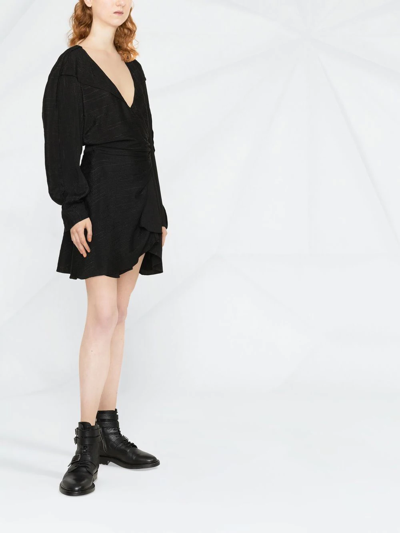 Iro Nokia Wrap Dress In Black
