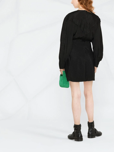 Iro Nokia Wrap Dress In Black