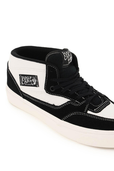 Shop Vans Anaheim Factory Half Cab 33 Dx Sneakers In Black/white