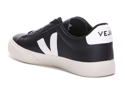 Shop Veja Campo Chromefree Sneakers In Black