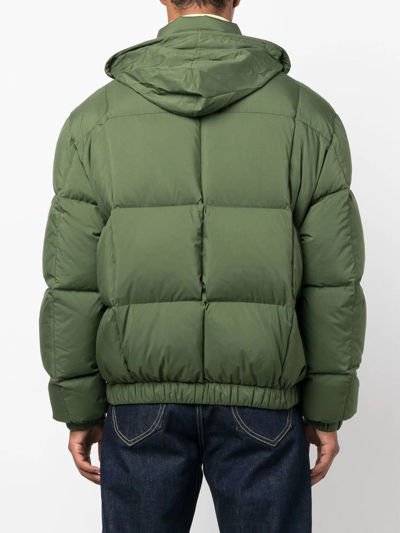 Kenzo Tech Down Bomber Jacket In Green