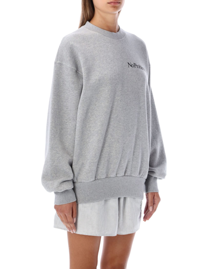 Shop Aries Mini Problemo Sweatshirt In Grey Marl