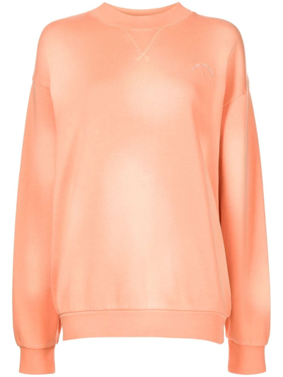 Shop The Upside Supernova Embroidered-logo Sweatshirt In Orange