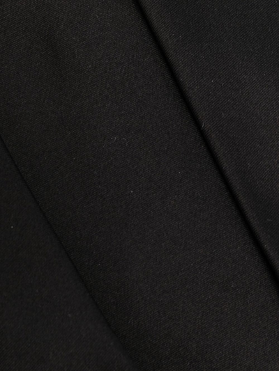 Giorgio Armani Woven Jacquard Tie In Black