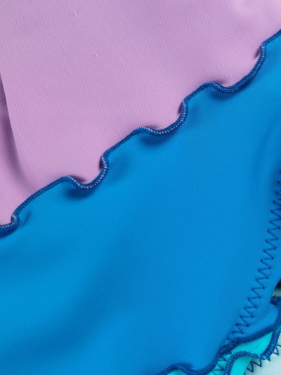 Sherris Colour-block Bikini Set In Blue