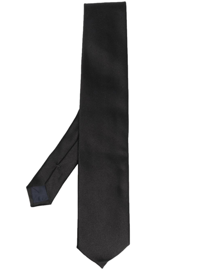 Shop D4.0 Pointed-tip Tie In Black