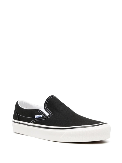 Vans Vault Og Classic Slip-on Lx Sneakers In Black