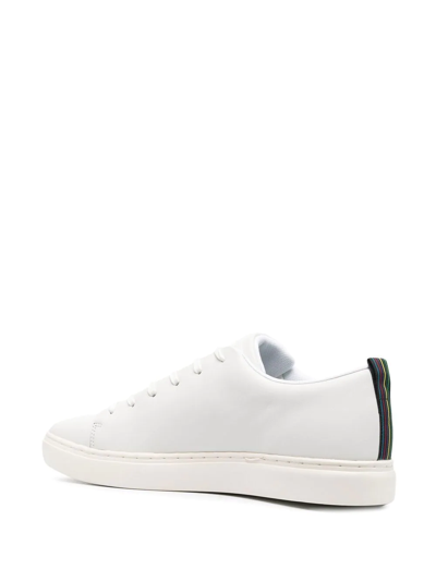 Ps By Paul Smith Ps Paul Smith Lee Leather Sneakers In White