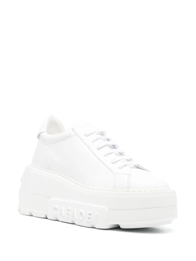 Casadei Women's Nexus Net Salento Sneakers In White