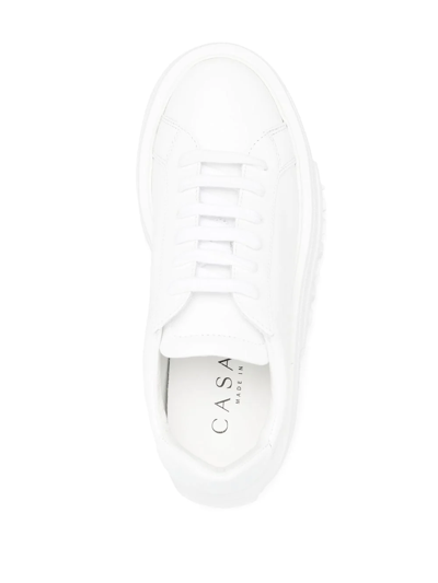 Casadei Women's Nexus Net Salento Sneakers In White