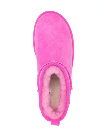 Shop Ugg Ultra Mini Ankle Boots In Pink