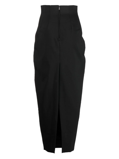 Shop Rick Owens Ultra High-waisted Pencil Skirt In Black