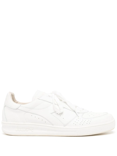 Shop Diadora Lo-top Leather Sneakers In White