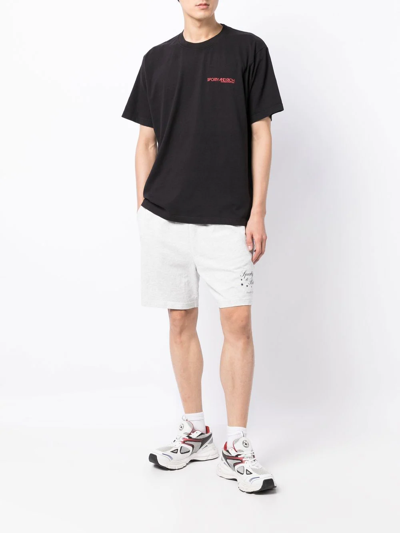 Sporty And Rich Disco Logo-print T-shirt In Black