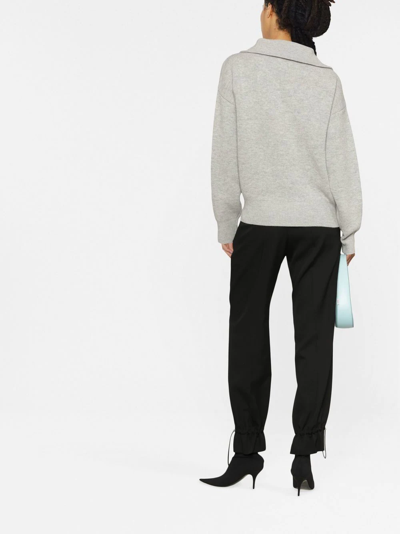 Coperni Half-zip Jumper In Grey