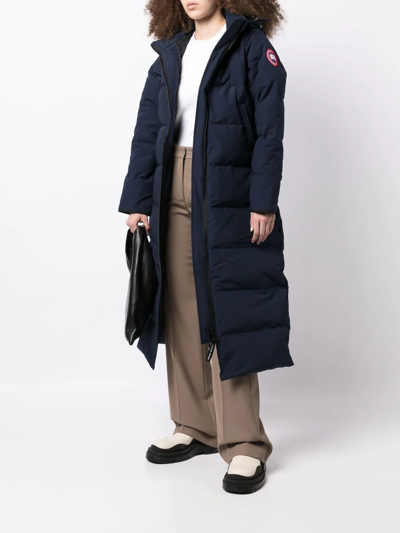 Canada Goose Mystique Padded Parka In Blue