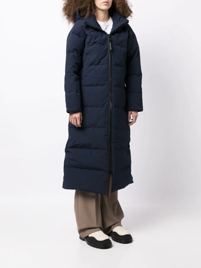 Canada Goose Mystique Padded Parka In Blue