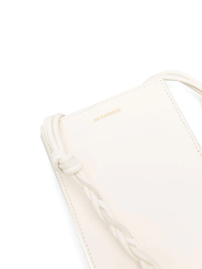 Jil Sander Foil-print Phone Holder In White