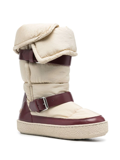 Isabel Marant Zenora Padded Ankle Boots In Neutrals