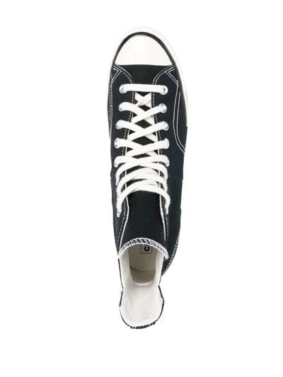 Converse Chuck 70 Plus Egret High-top Sneakers In Black