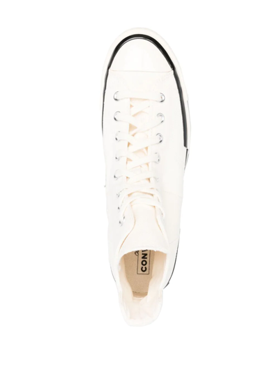 Shop Converse Chuck 70 Plus Egret High-top Sneakers In White