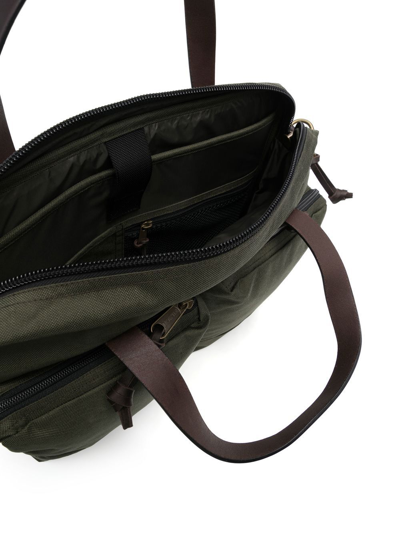 Shop Filson Multi-pocket Laptop Bag In Green