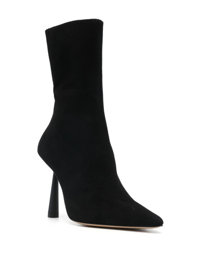 Shop Gia Borghini Heeled Ankle Boots In Black