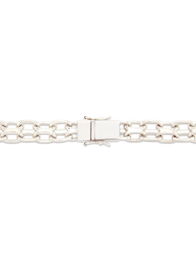Tom Wood Chain-link Clasp-fastening Necklace In Silver