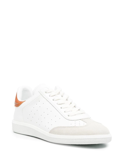 Shop Isabel Marant Bryce Low-top Sneakers In White