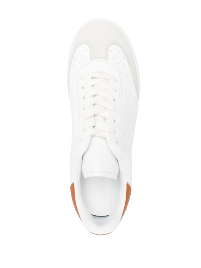 Shop Isabel Marant Bryce Low-top Sneakers In White